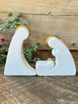 Gold Marble Artistic Nativity