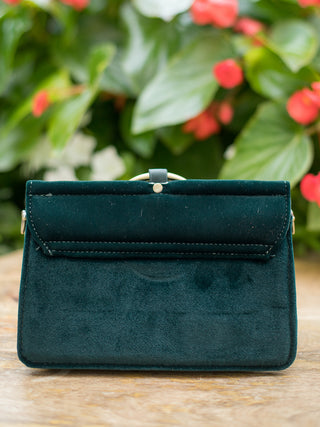 Grab and Go Bag - Deep Emerald Velvet