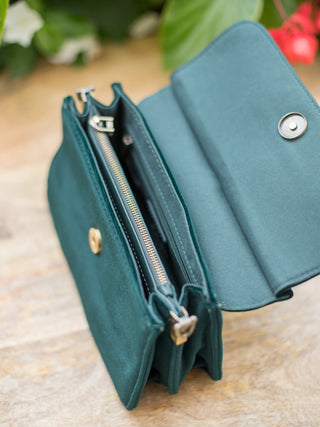 Grab and Go Bag - Deep Emerald Velvet