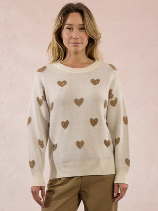 Heart Sweater - Off White