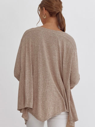 Here and Now Heathered Top