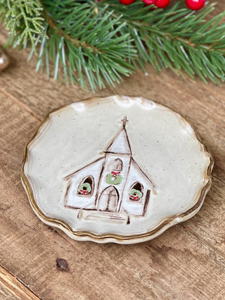 Nativity Stoneware Trinket Dish