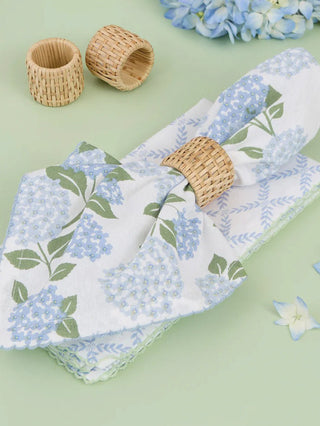 Hydrangea Bloom Napkin Set of 4
