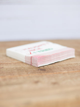 I Tried Christmas Cocktail Napkins