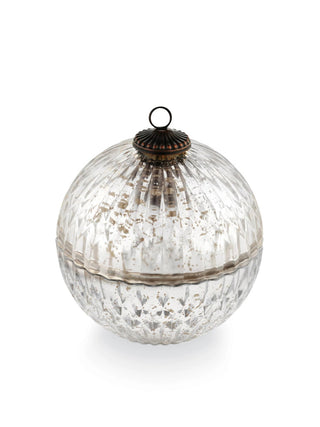 Illume Balsam & Cedar Silver Mercury Candle Ornament