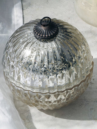 Illume Balsam & Cedar Silver Mercury Candle Ornament