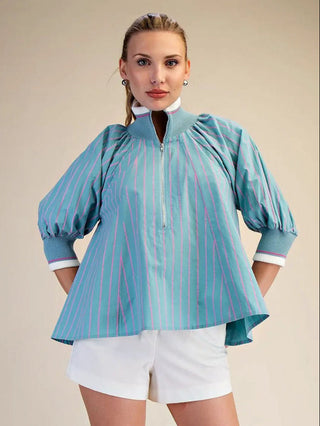 Fresh Start Blouse - Mint