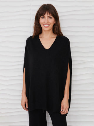 Italian Knit Poncho Sweater Vest