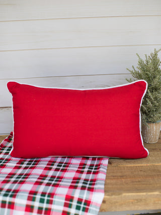 Jingle All The Way Pillow - Red