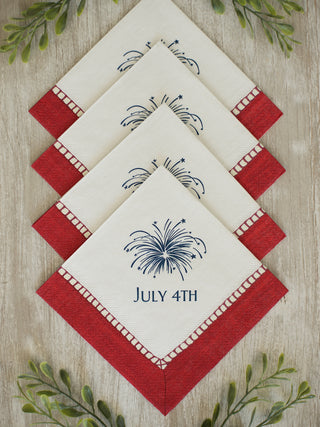 July 4th Cocktail Napkins