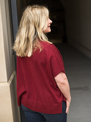 Sweet Kismet Top - Ruby Red