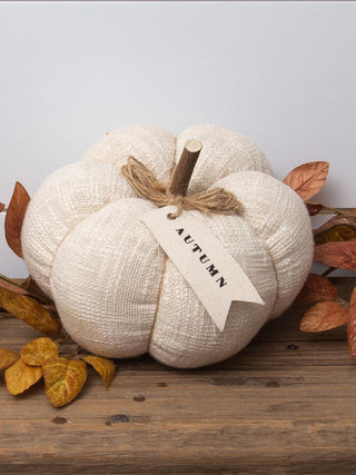 Harvest Fabric Autumn Pumpkin - Cream