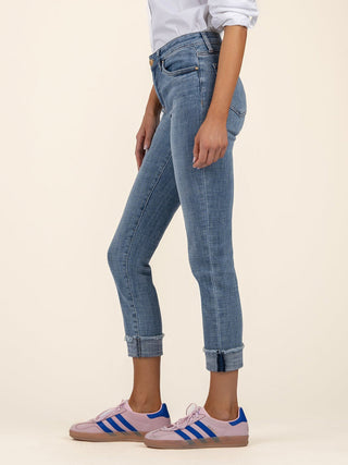 Kut from the Kloth Amy Crop Denim - Gained