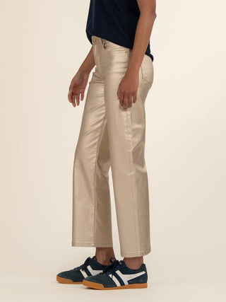 Kut from the Kloth Charlotte Coated Denim - Gold