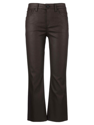 Kut from the Kloth Kelsey Coated Pants - Chocolate