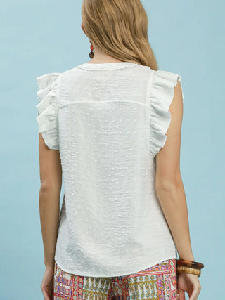 Lace & Light Top - Off White
