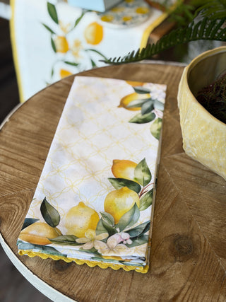 Lemons Printed Dishtowels