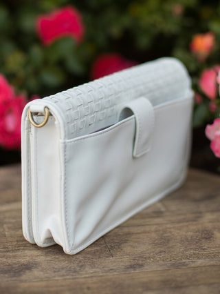 Gaia Woven Bag - White