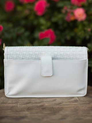 Gaia Woven Bag - White