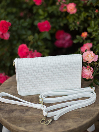 Gaia Woven Bag - White