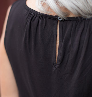 Liverpool A-Line Tank with Keyhole - Black