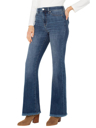 Liverpool Hannah Flare Denim - Sycamore