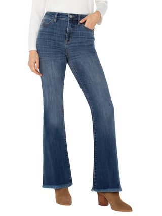 Liverpool Hannah Flare Denim - Sycamore