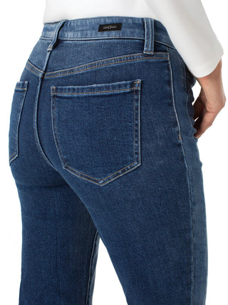 Liverpool Hannah Flare Denim with Blocking - Ridgely