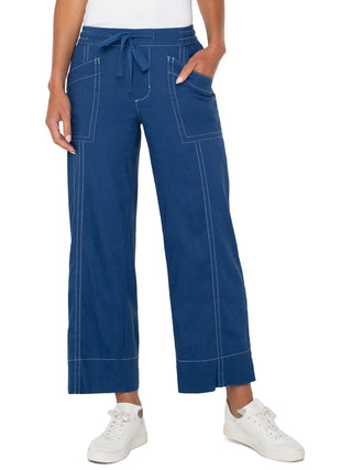 Liverpool Pull On Pants - Goddess Blue