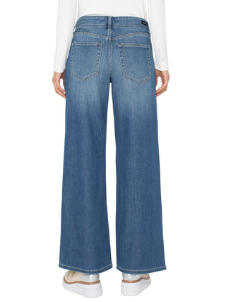 Liverpool Weekender Wide Leg Denim - Walnut Creek