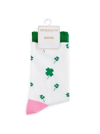 Lucky Shamrock Socks - Green