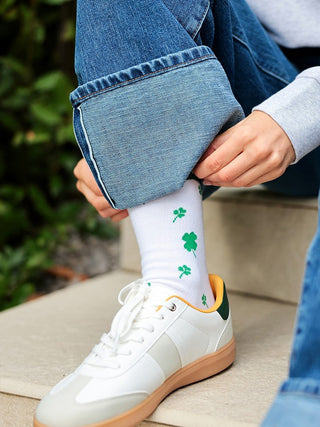Lucky Shamrock Socks - Green