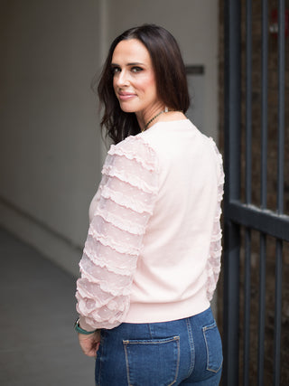 Sheer Delight Sweater - Blush Pink