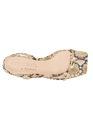 Coconuts by Matisse Fernando Sandal - Tan/Snake