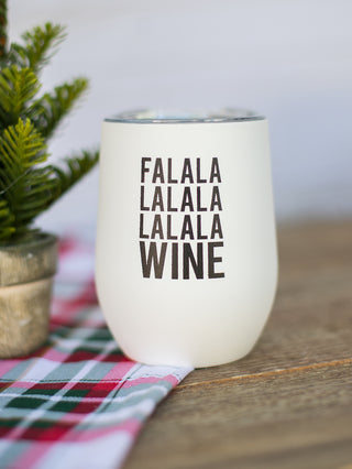 Holiday Matte Wine Tumbler