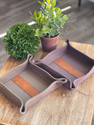 Voyager Men's Catch All Valet Tray - Olive