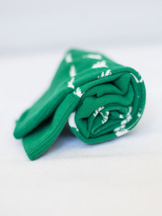 Mens Christmas Tree Socks - Green