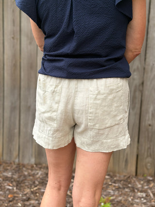 Milio Milano Linen Short - Beige