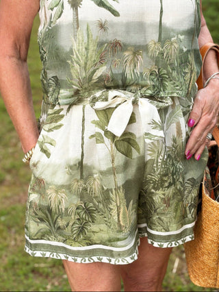 Milio Milano Palm Tree Short - Tropical