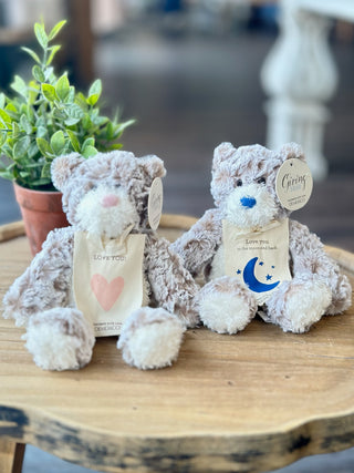 Mini Giving Bear - Pink Heart