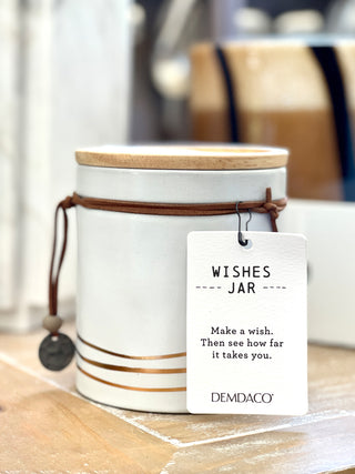 Mini Ceramic Wishes Jar