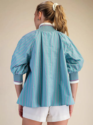 Fresh Start Blouse - Mint