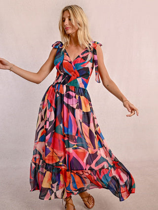 Molly Bracken Woven Dress - Multico Donna
