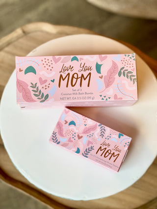 Mom Coconut Milk Bath Bombs Gift Set