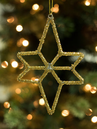 an unbreakable gold star christmas ornament for holiday home decor great as stocking stuffer presents and host gifts