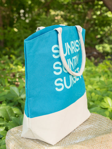 Our Summer Tote - Caribbean Blue