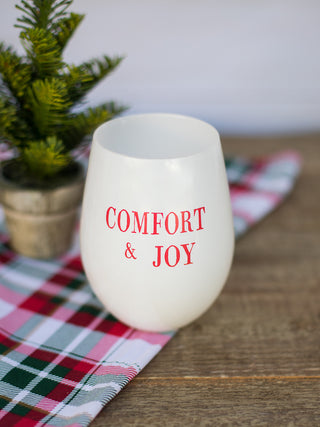 Stemless Wine Glass Set of 2 - Peace Comfort
