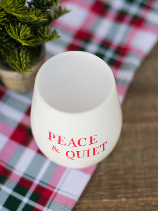 Stemless Wine Glass Set of 2 - Peace Comfort