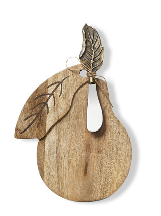 Pear Shaped Board & Spreader Set