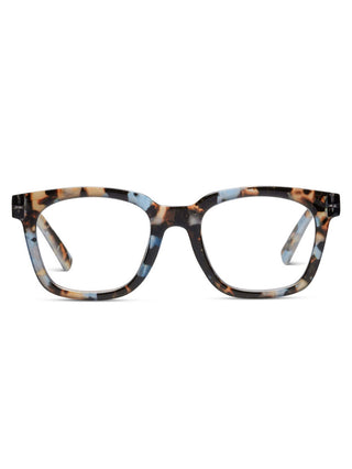 oversized stylish blue light vintage reading glasses